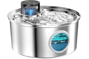 Fontanella per Gatti Senza Fili: Fontana per Gatti con Sensore - 3,2L Fontanella Gatto - Silenziosa Fontanella per Gatti con Sensore di Movimento - Ovunque Piaccia al tuo Animale Domestico - FOFNON