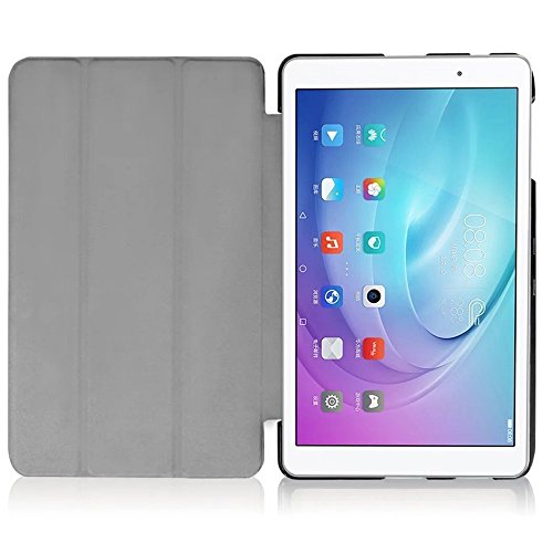 Vodafone Tab Prime 7 Hülle, TopACE® Hochwertigem PU-Leder Hülle / Cover / Smart Case Mit Ständer/ Schutzhülle Ständer Für Vodafone Tab Prime 7 (Schwarz) - 2