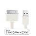 Price comparison product image Apple 30-Pin USB Data Sync Charging Cable for iPhone 4/4S/iPod Touch/iPad 2 (3 meter, White)