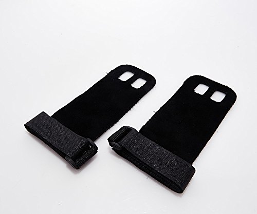 Suprfit Gymnastic Grips | Gymnastik Handschuh | Turn Riemchen | Hand Schutz | Crossfit Turnen Fitness WOD | Leder | Schwarz, Weiß oder Blau | XS bis XL - 6