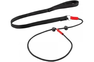 DONGKER Guinzaglio per Cani,1,4m Guinzagli Addestramento per Cane Fisso e Regolabile per Cuccioli Cani di Media e Grande