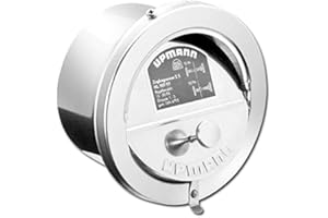 AA-KAMINWELT Upmann Zugbegrenzer Z6 Edelstahl DN 150 mm Zugregler Schornstein Kamin