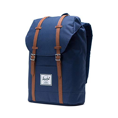 Herschel Retreat Backpack - Mochila casual unisex, Azul (Navy), 19.5 L - Herschel