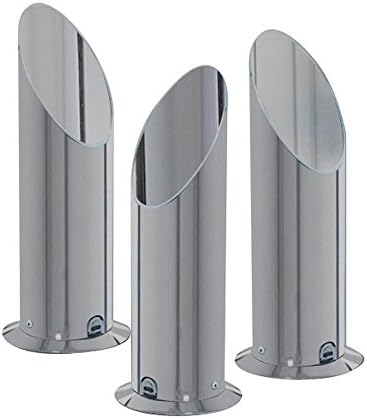 Uplighters Satin Chrome Modern Mini Up Light Table Lamp