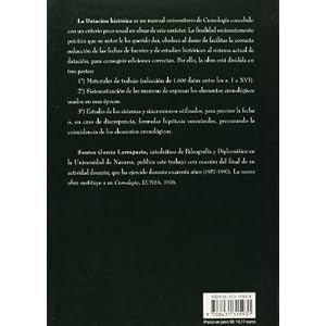 La datación histórica (Colección filosófica)