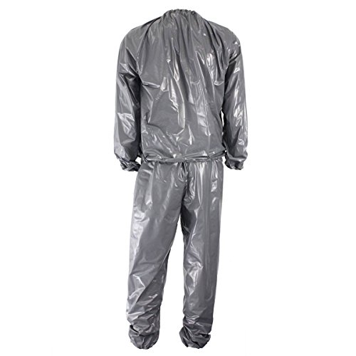 CAMTOA Heavy Duty Sauna Sweatanzug Saunaanzüge Schwitzanzug Slimming für Gym Training Fitness Abnehmen Fitnessanzug Anti-Rip L/XL/2XL/3XL/4XL - 2