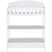 Infantastic Baby Changing Table from Natural Wood Unit 2 Storage Surfaces Furniture Nursery Baby Furniture in Different Colours (White)