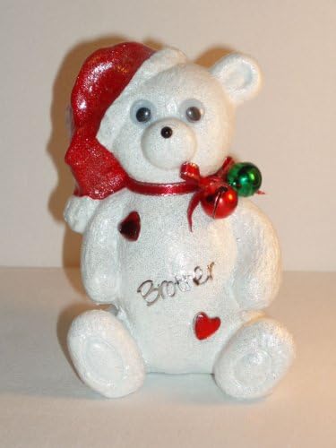 Brother Christmas Jingle Bells Teddy Bear Outdoor Grave Memorial Tribute Ornament