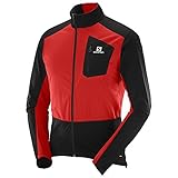 1 Rückseitige Tasche Salomon Equipe Softshell-Jacke JKT M - Jacke für Herren, Farbe Schwarz, Größe S