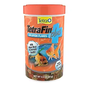 Tetra 77246 TetraFin PLUS Goldfish Flakes, 2.20-Ounce, 375 ml