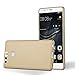 Produktbild Cadorabo Hülle für Huawei P9 - Hülle in METALLIC Gold – Handyhülle aus TPU Silikon im Matt Metallic Design - Silikonhülle Schutzhülle Ultra Slim Soft Back Cover Case Bumper