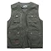 Produktbild Arbeitsjacken & -mäntel Anglerweste Baumwollfotoweste Für Herren Outdoor-Weste Mit Mehreren Taschen Ärmellose Weste Braun Papas Kleidung Senden (Color : Green, Size : XXXXXXL)