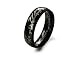 YELLOW CHIMES Lord of the Rings Black 100% Stainless Steel Ring For Boys And Men RS.350.00