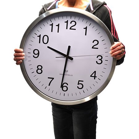 Velleman WC50D XXL-Funk-Wanduhr, 50 cm - 6