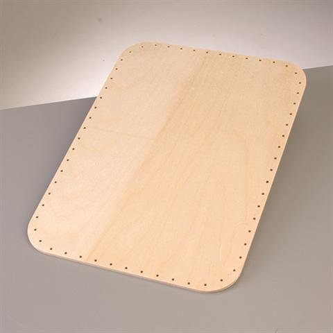 Boden für Peddigrohr, Korbflechtboden 34 x 24 cm, MDF gebohrt