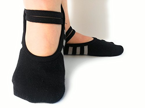 Sehr bequeme Damen Socken mit Massage Funktion, anti-rutsch. WeWee abs Socken sind ideal für Fitness, Yoga, Pilates und andere Fitness, Einheitsgröße, passend für Größe 37-41 - 4
