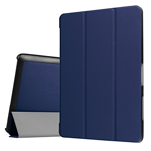 Acer Iconia One 10 B3-A30 Hülle, IVSO Ultra Schlank Superleicht Ständer Slim Leder zubehör Schutzhülle für Acer Iconia One 10 (B3-A30) 25,7 cm (10,1 Zoll HD) Tablet-PC perfekt geeignet (Für Acer Iconia One 10 (B3-A30), Blau)