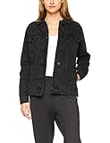 Regular Fit Noisy may Damen NMOLE L/S Black Denim Jacket NOOS Jeansjacke, Schwarz, 38 (Herstellergröße: M)