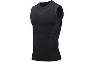 GENERIC Maynox Compression Shirt, Maynox Vitaboost Shirt, Vitaboost Compression Shirt, Ionic Shaping Sleeveless Shirt for Men