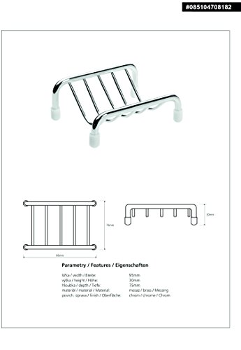 Lagerdeal.de 085104708182 Seifenkorb stehend 95 x 75 x 40 mm - 3
