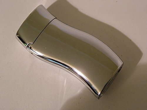 Preisvergleich Produktbild Knight chrom Wave Elektronisches Gas Feuerzeug und Zigarettenetui