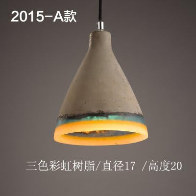 Self-My Ceiling Lamp Loft Simple And Creative Personality Cafe Restaurant Bar Terrace Off Road Cement American Industrial Retro 3-Color Chandelier