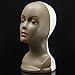 LuckyFine Foam Mannequin Head Wig Display Holder Manikin Styrofoam Female Model