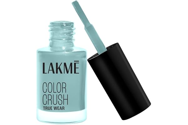 LAKM True Wear Color Crush Glossy Finish Nail Polish, Long Lasting & Vibrant Nail Paint, 13, 6Ml