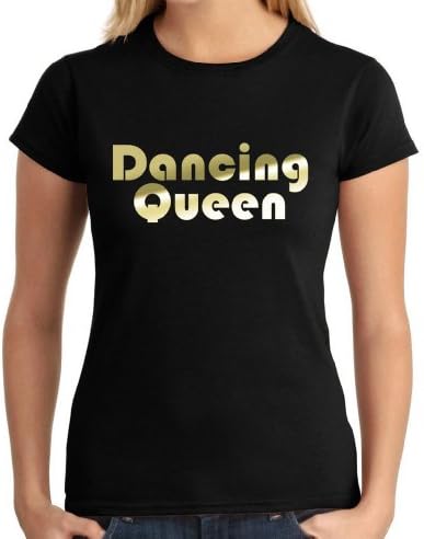 Dancing Queen Metallic Ladies T-Shirt
