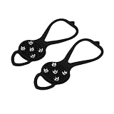 Dailyinshop 1pair Hot récent Walking Taquet Ice Gripper Anti Slip Glace Neige Chaussure de Marche de Spike Grip Ice Camping Grimpez Crampon shippng Libre de Glace