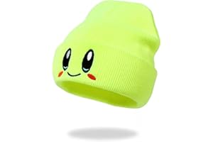 JILANI HANDICRAFT Kirby Beanie - Gorro de anime para adulto, accesorio Kawaii, mediano-grande