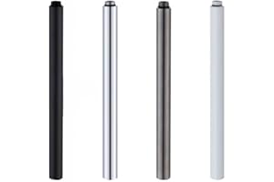 Tubo de extensión de ducha FACULX de 30 cm, extensor de cabezal de ducha de mano, extensión de ducha para reemplazar tuberías de ducha viejas o desgastadas, tubo redondo chapado en cromo, accesorios