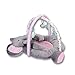 Produktbild CBJ Elephants Activity Gym.3 in 1 Babyspielmatte Bär Lay & Play Fitnessstudio Fitness-Aktivitätsmatte mit 5 Spielzeugen, BB-Echolot, Rining Bell, Sicherheitsspiegel, Zahngel,Aelephant