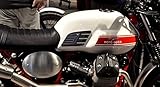 2 Protecciones Rodillas Lateral Depósito 3D Compatible para Moto Guzzi V7 New