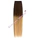 Produktbild Forever Young 18 Dip Dye Ombre Clip-in Remy Human Hair Extensions Light Brown to Golden Blonde by Forever Young