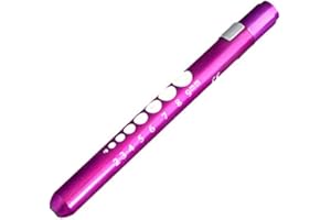 BE-TOOL Mini lampe torche à DEL réutilisable pour la maison, l'extérieur, les médecins, les infirmières, les urgences (violet)