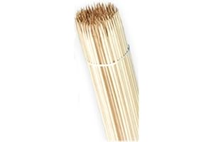 TAMLED Brochettes en bois avec pointe profilée 40 cm incassables