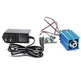 Potencia de salida:  2000mw de alta potencia 450nm 2W focusable Blue Dot módulo láser de corte / Burning Matches + 12V adaptador