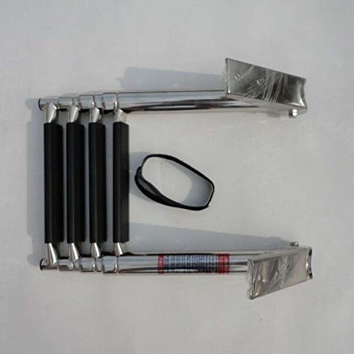 Preisvergleich Produktbild FidgetGear Teleskopleiter mit 4 Stufen, Edelstahl, CCCC