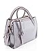 LeahWard Women's Soft Faux Leather Tote Bag Handbag For Women Work Holiday Organiser Bags (PURPLE)