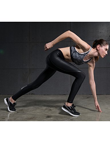 JIMMY DESIGN Damen Sport Leggings mit Coolen Streifen – S, M, L, XL - 4