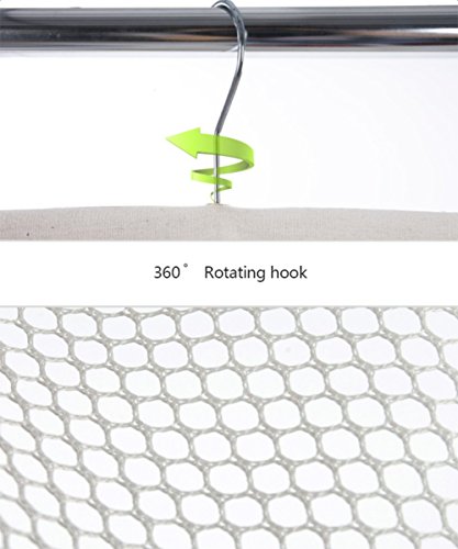 Diossad Hängender Organizer 26 Tasche Tür Wandbehang Stocking Kleidung Socken Organisator Halter Schmuck Organisator Halter hängend - 6