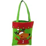 Hosaire Decoración de Navidad bolsa de regalo de Santa Bolso del caramelo (Alce)