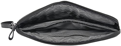 StilGut Notebook-Sleeve Charlie, Universal Notebook-Schutzhülle aus Stoff für Notebooks bis 12″. Gepolsterte Schutz-Tasche mit praktischen Innenfächern und Reißverschluss, Dunkelgrau - 8