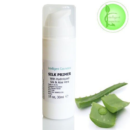 Intelligent Cosmetics® Pure ORGANIC SILK PRIMER Mineral Makeup Primer With Aloe Vera and Shea Butter 30ml