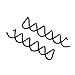 Contever® Spiral Pin Hair Clip Spin Screw Bobby Twist Barrette Black Hair Styling - 10 Pcs