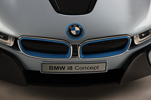 BMW i8 Concept White, Original Licenced Battery Powered Electric Ride-on Kids Car, 2x Engine, 12 V Battery, With Parental Remote Control, Rechargeable Battery