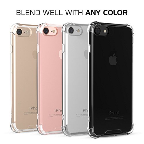 iPhone 6 / 6s Case, iPro AccessoriesÂ® iphone 6 / 6s cover, Clear [Shockproof Bumper Case] Transparent / Silicon Gel TPU* Cover & Cover, for iPhone 6 / 6s Clear Gel, (CLEAR)
