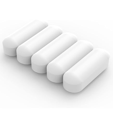 Lot De 3 Barrettes Magnétiques (agitateurs) PTFE Blanches 30mm X 7mm - Pour Laboratoire