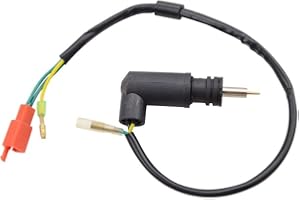 GOOFIT Válvula Eléctrica Choke reemplazo para CF250 CH250 GY6 200cc 250cc Scooter Ciclomotor Pit Bike ATV Go Kart Negro